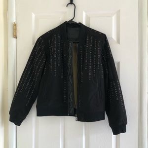 BLANK NYC Rivet Bomber Jacket